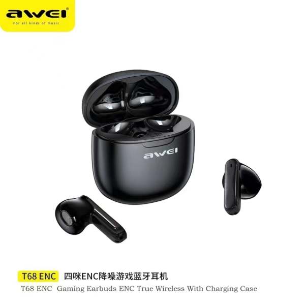 Awei T68 ENC bluetooth Earbuds