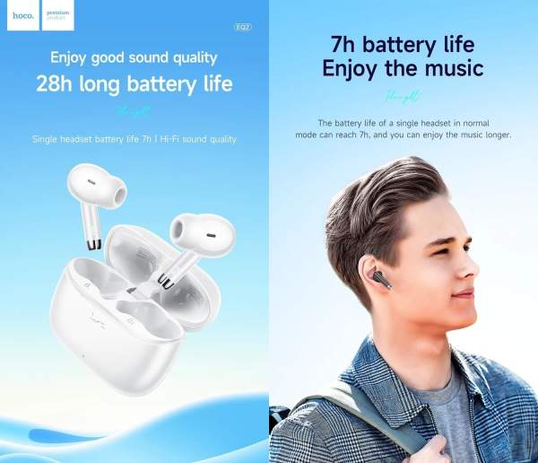 HOCO earbuds EQ2 Bluetooth