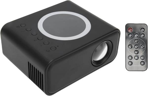 Mini Projector YT300 Black With LED Lamp Projector