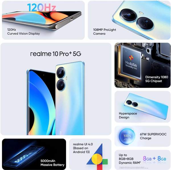 realme 10 pro 8GB 256GB Realme