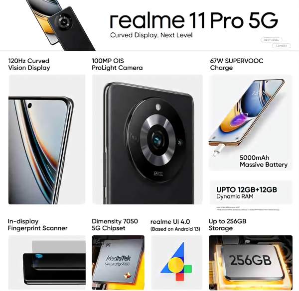 Realme 11 pro 5G 8GB 256GB Realme