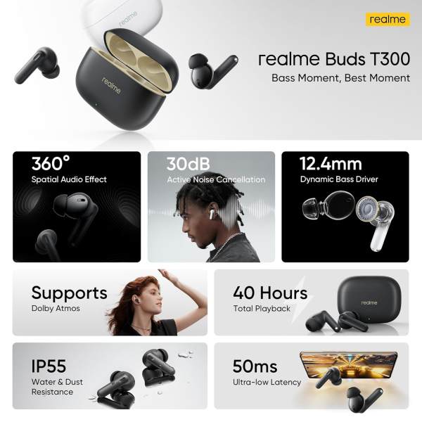 Realme Buds T300 Earbuds